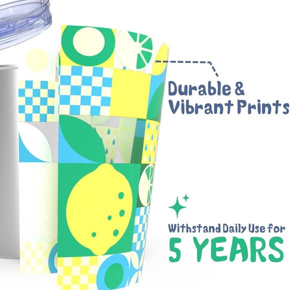 Color Changing Aluminum Cup with Lid - BRAND NEW IN BOX. - Picture 6 of 9